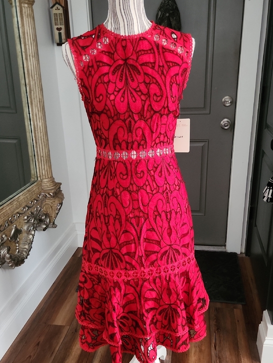 Just Me Dresses & Skirts - Just Me Red And Black Dress